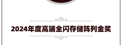 绿算技术GP系列产品荣获2024年度高端全闪存储阵列金奖