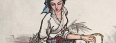姚继成《西施浣纱》