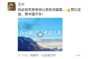 王传福哽咽落泪！李想致敬 王兴热泪盈眶 比亚迪格局大了