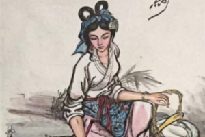 姚继成《西施浣纱》